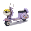 Vintage Floral Scooter - Purple 28cm