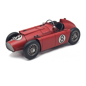 Vintage Red Racing Car 33cm