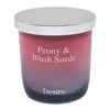 Ombre Glass Candle Jar - Peony & Blush 9cm