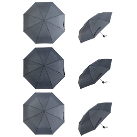 3asst Gents Folding Umbrella