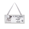 Hanging Plaque With Dog Design