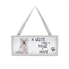 Hanging Plaque With Dog Design