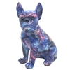DUE FEB Galaxy Resin Statue - Bulldog