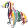 DUE FEB Drip Art Resin Statue - Dachshund