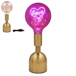 Tall LED Text Lamp - Love 28cm