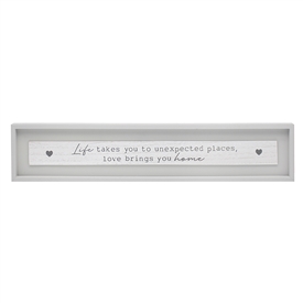 DUE FEB Long Plaque With Frame - Matters 60cm