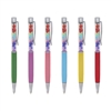 6asst Rainbow Gemstone Pen