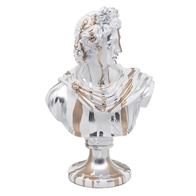 DUE FEB Gold & Silver Drip Art -  Apollo 36cm