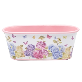 DUE MAR Butterfly Blossom Oval Planter 25cm