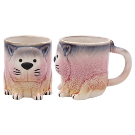 DUE MAR Faithful Friends Ceramic Mug - Cat