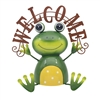 DUE APR Bright Eyes Statue - Frog Welcome