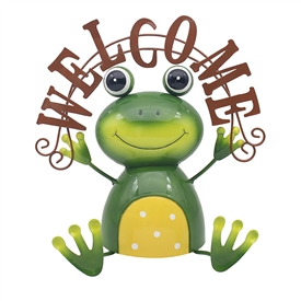DUE APR Bright Eyes Statue - Frog Welcome