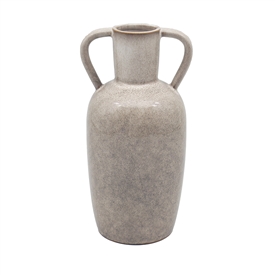 DUE MAY Latte Reactive Glaze Vase