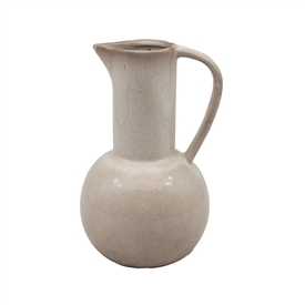 DUE MAY Latte Reactive Glaze Vase
