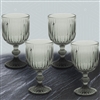 Set Of 4 Wine Glasses - Smoke 10cm