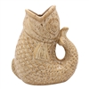 Fish Jug And Vase - Beige 17cm