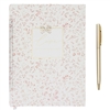 Floral Notebook And Pen  - Moon And Back