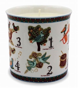 REDUCED 12 Days Of Christmas Candle