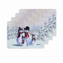 Snowman Set Of 4 Placemats