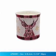 Festive Scented Winter Stag Candle