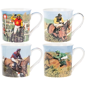 Race Horse Mug 4 Assorted