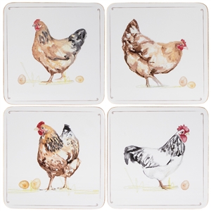 Chickens Coasters