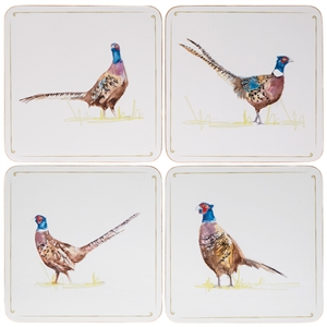 Pheasant Coasters Set