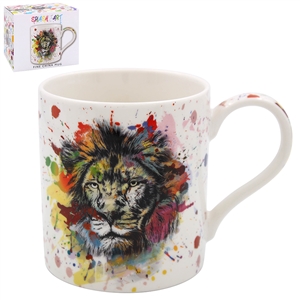 Graffiti Animal Mug - Lion