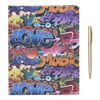 Graffiti  Notebook And Pen