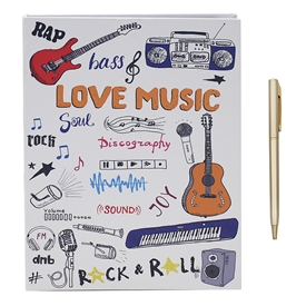 Love Music Notebook And Pen