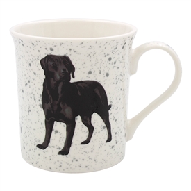 Ceramic Mug With Dog Design