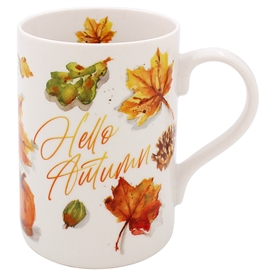 Ceramic Hello Autumn Mug 11cm