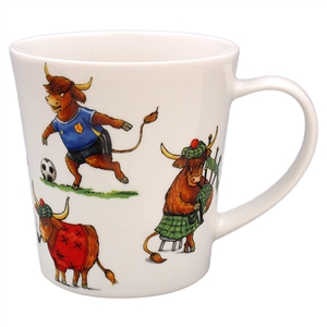 Comical Highland Cow Mug