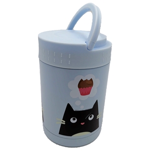Feline Fine Stainless Hot & Cold Thermal Insulated Lunch Pot 500ml