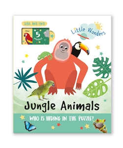 Little Wonders Slider Puzzle Book - Jungle Animals