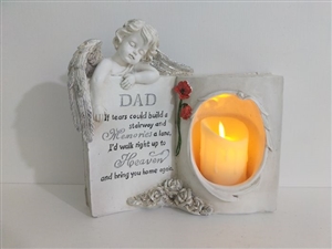Dad Memoral Book With LED Candle