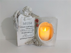 Mum Memoral Book With LED Candle