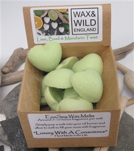 Box of 20 Soy Wax Melts - Lime Basil and Mandarin