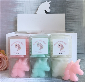 Pack of 6 Unicorn Shaped Scented Melts - 3 Assorted