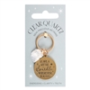 Leave A Little Sparkle Keyring - Clear Quartz