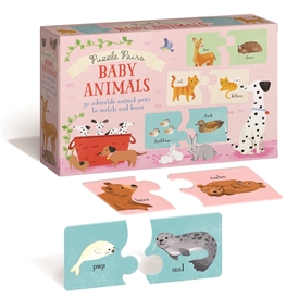 Puzzle Pairs Game - Baby Animals
