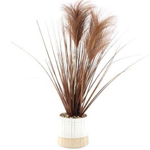 Artificial Grasses In Pot 40cm