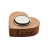 Moments Heart Shaped Tealight Holder - Love 7.8cm