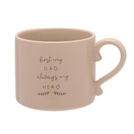 Moments Ceramic Mug - Dad My Hero 12cm
