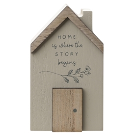 Moments House Plaque -Home Story 9cm
