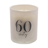 Milestones Champagne Candle Jar - 60