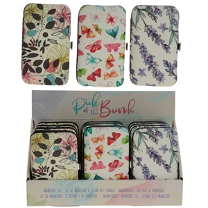 Botanical Floral Manicure Set 3 Assorted