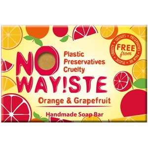 NO WAY!STE Handmade Soap Bar - Orange & Grapefruit