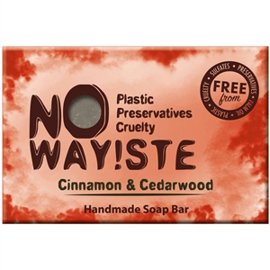 NO WAY!STE Handmade Soap Bar - Cinnamon & Cedarwood