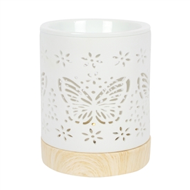 Ceramic Butterfly Cut Out Oil Burner 12cm